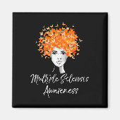 Sclerose bewustzijn MS Vlinders Magneet (Voorkant)