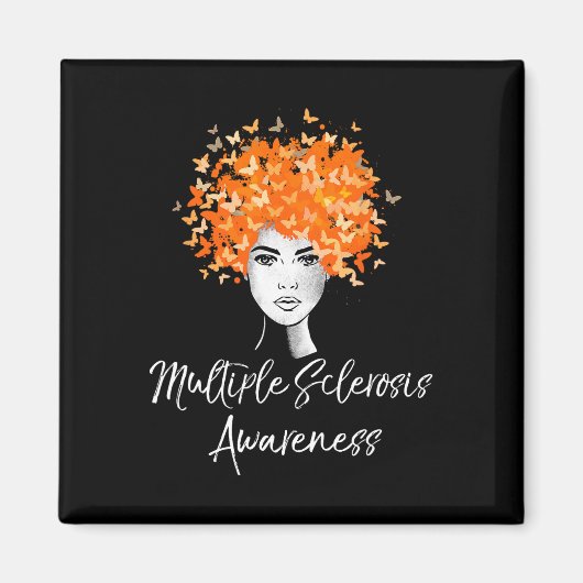 Sclerose bewustzijn MS Vlinders Magneet (Voorkant)
