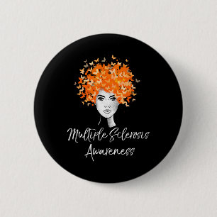 Sclerose bewustzijn MS Vlinders Ronde Button 5,7 Cm