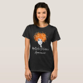Sclerose bewustzijn MS Vlinders T-shirt (Voorkant volledig)
