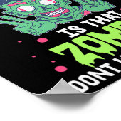 Sclerose Leuke Zombie wil mijn hersenen niet Poster (Hoek)