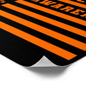 Sclerose MS Awareness Patriottische Amerikaanse vl Poster (Hoek)