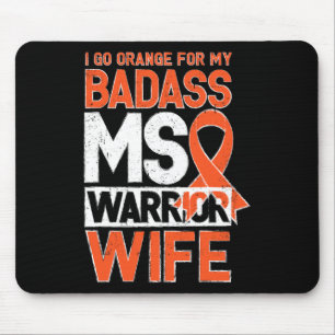 Sclerose MS-bewustzijn Badass krijger Vrouw Muismat