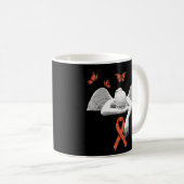 Sclerose Oranje MS-bewustzijnslint Koffiemok (Voorkant rechts)