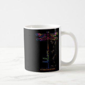 Sclerosis Awareness Dragonfly Ribon Koffiemok