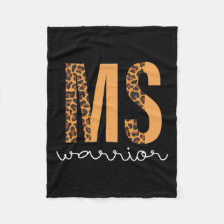 Sclerosis Awareness Mannen Vrouwen Ms Warrior Fleece Deken