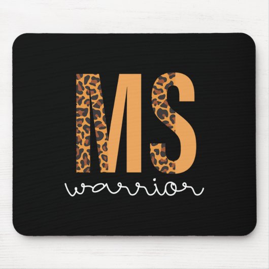 Sclerosis Awareness Mannen Vrouwen Ms Warrior Muismat (Voorkant)
