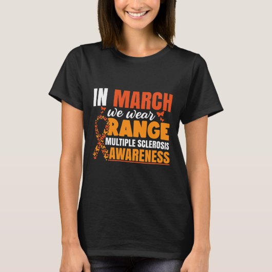 Sclerosis Awareness Month Apparel T-shirt (Voorkant)