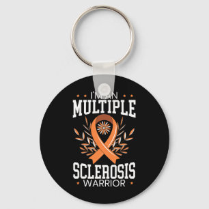 Sclerosis Awareness Oranje lint Sleutelhanger