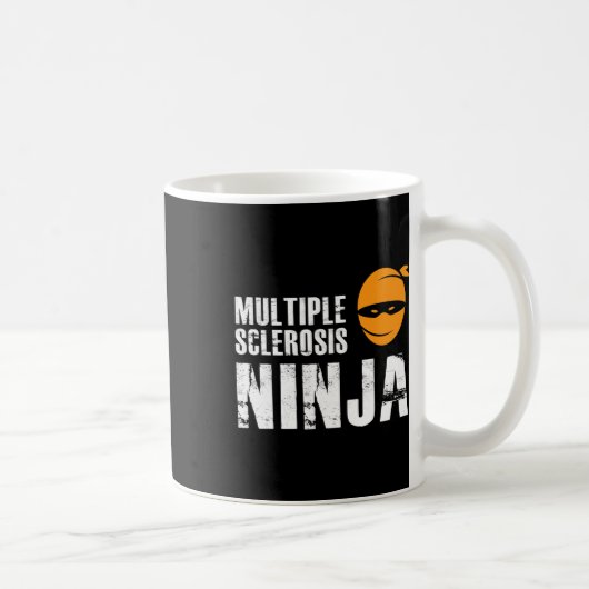 Sclerosis ninja - MS Support Awareness Fighter Koffiemok (Rechts)
