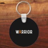 Sclerosis Warrior Awareness MS Oranje Lint Sleutelhanger (Voorkant)