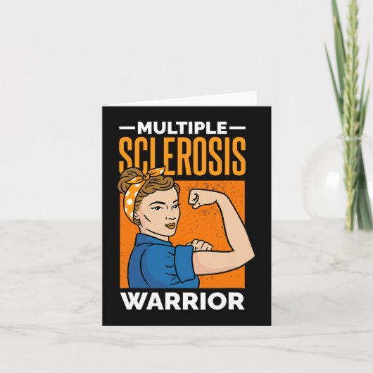 Sclerosis Warrior Vrouwen Kaart (Voorkant)