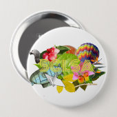 SCLSA-Buttonnen Ronde Button 4,0 Cm (Voorkant /achterkant)