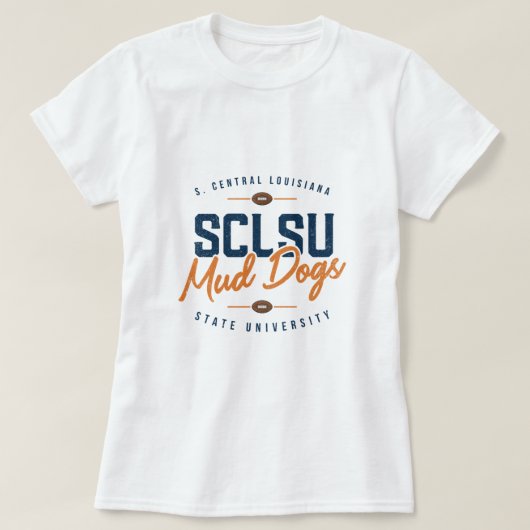SCLSU MUD DOGS FOOTBALL MANNEN UNISEX Swea T-shirt (Design voorkant)