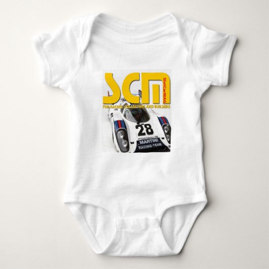 Scm Martini Racing Slot Car Logo Romper (Voorkant)
