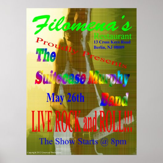 SCMB @ Filomena's 2 Poster (Voorkant)