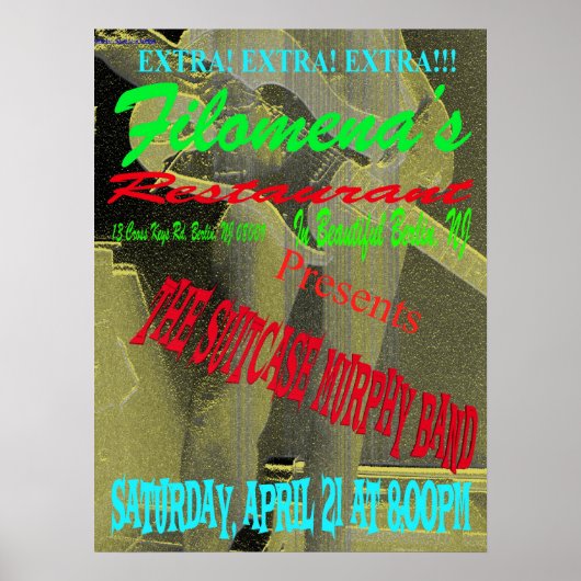 SCMB @ Filomena's Poster (Voorkant)