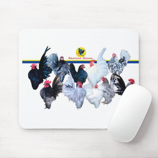 SCNA American Serama Mousepad Muismat (Met muis)