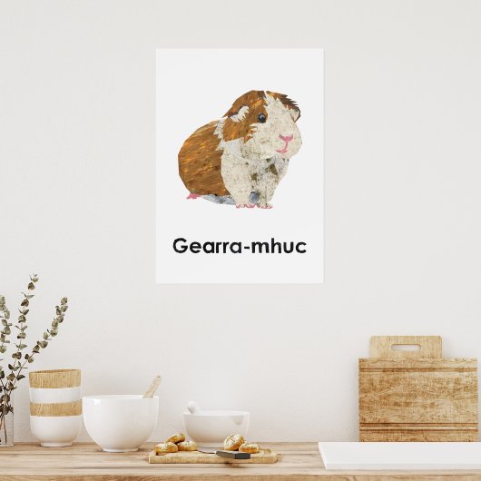 Sco - Gearra-mhuc-Poster Poster (Keuken)