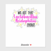 Scoby-Bacteria-Custom Vinyl Sticker (Vel)