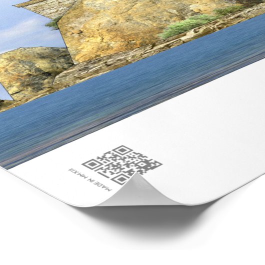 Scoglio di Forte Marezza Poster (Hoek)