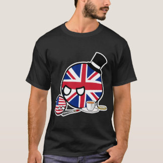 Scoling UKball USAball Polandball Countryball T-shirt