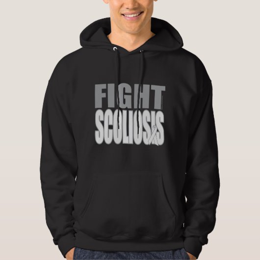 Scoliose bestrijden hoodie (Voorkant)