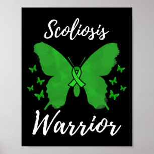 Scoliose Krijger Scoliose Bewustzijn Poster