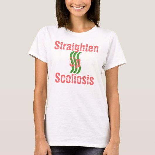 Scoliose rechtzetten t-shirt (Voorkant)