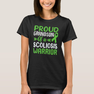 Scoliose Rug Spinale Blessure Krijger's Kleinzoon  T-shirt