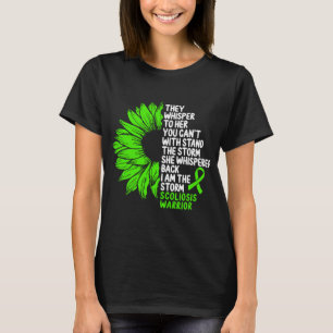 Scoliosis Awareness Green Ribbon the Storm T-shirt