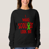 Scoliosis Awareness Hot Scoliotic Warrior Survior Trui (Voorkant)