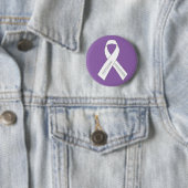 Scoliosis Awareness Ribbon Ronde Button 5,7 Cm (In situ)