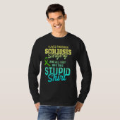 Scoliosis Awareness Scoliotic Warrior Survior 4 T-shirt (Voorkant volledig)