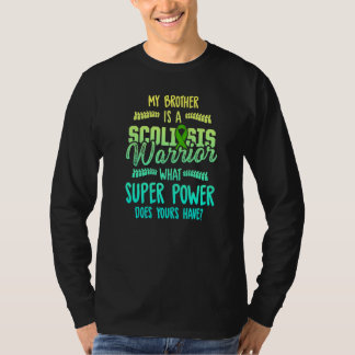 Scoliosis Awareness Scoliotic Warrior Survior 5 T-shirt