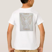 Scoliosis Awareness White Ribbon Angel Custom T-sh T-shirt (Achterkant)