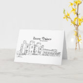 Scone Palace, Perth, Schotland Kaart (Gele Bloem)