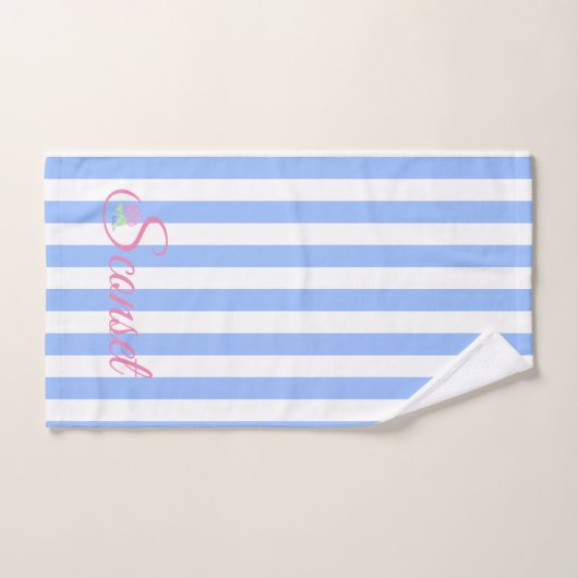 Sconset/Nantucket handdoek blauwe streep (Handdoek)