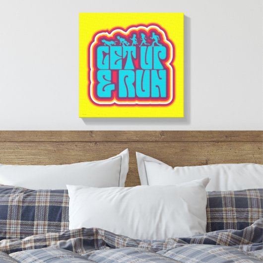 Scooby and the Gang "Get Up & Run" Graphic Canvas Afdruk (Insitu (Slaapkamer))