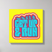 Scooby and the Gang "Get Up & Run" Graphic Canvas Afdruk (Voorkant)