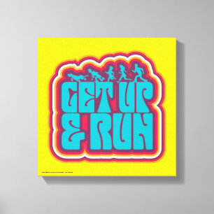 Scooby and the Gang "Get Up & Run" Graphic Canvas Afdruk