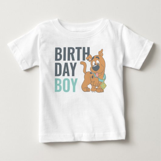 Scooby-Doo 1e verjaardag jongen baby T-shirt (Voorkant)