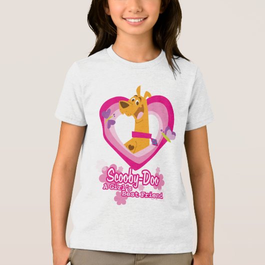 Scooby-Doo A Girl's beste vriend Tri-Blend Shirt (Voorkant)