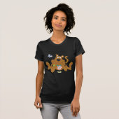 Scooby-Doo Admiring Flower T-shirt (Voorkant volledig)