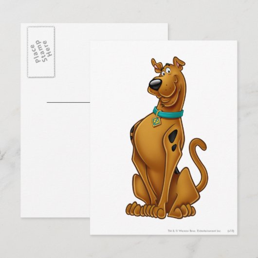 Scooby-Doo Airpenseel Pose Briefkaart (Voorkant / Achterkant)