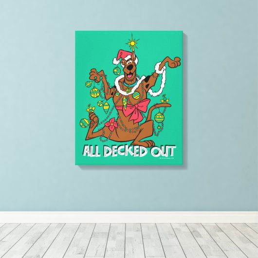 Scooby-Doo All Decked Out Canvas Afdruk (Insitu (Houten vloer))