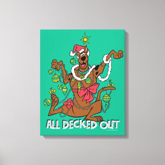 Scooby-Doo All Decked Out Canvas Afdruk (Voorkant)