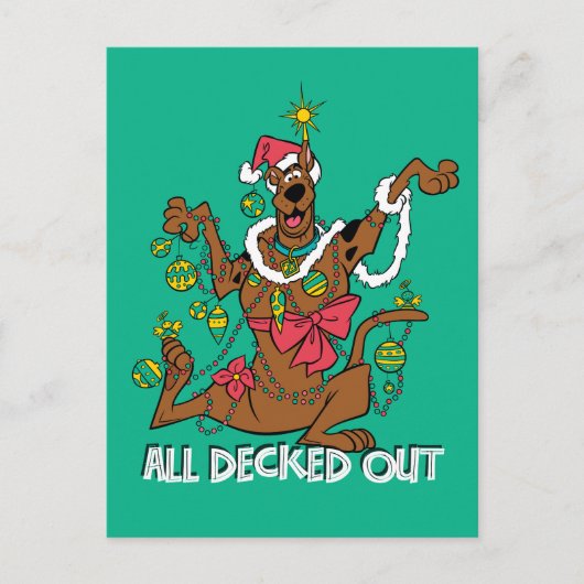 Scooby-Doo All Decked Out Feestdagenkaart (Voorkant)