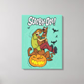 Scooby-Doo and Shaggy Halloween Fright Canvas Afdruk (Voorkant)