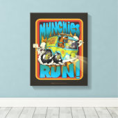 Scooby-Doo and Shaggy "Munchies Run!" Canvas Afdruk (Insitu (Houten vloer))